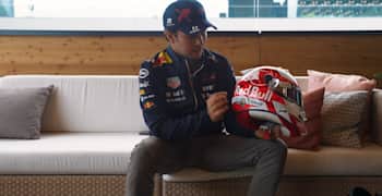 Checo Reveals His 2022 Austrian GP Lid