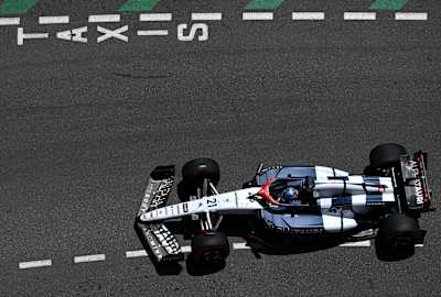 Nyck de Vries of Scuderia AlphaTauri at the Monaco Grand Prix on May 28, 2023.