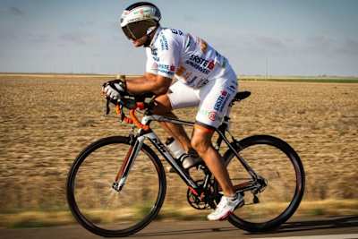 Gerhard Gulewicz in una sezione desertica