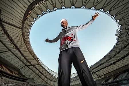 Mutaz Barshim in Qatar.