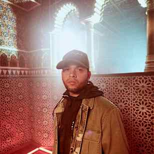 Yartzi poses for a portrait during the recording of the promotional video of the International Final of the Red Bull Batalla de los Gallos in Madrid, Spain.