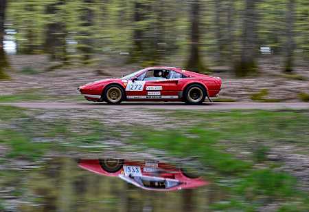 Ferrari 308 GTB auto da rally improbabili