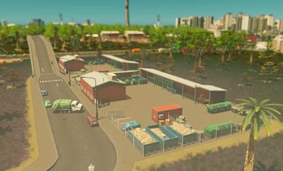 Manage rubbish with a recycling centre