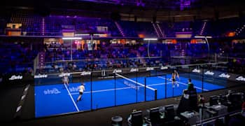 Una partita del Premier Padel