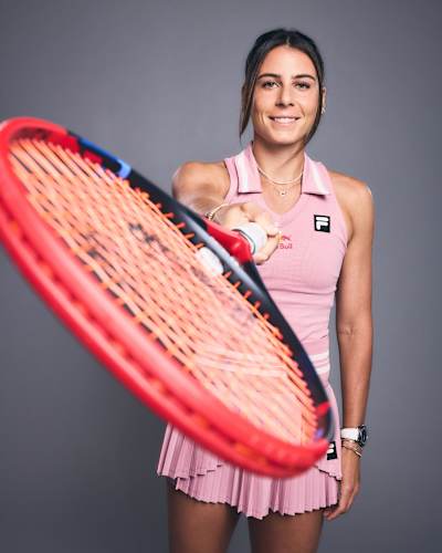 Emma Navarro poses for a portrait in Santa Monica, Los Angeles, US on April 2, 2025. 