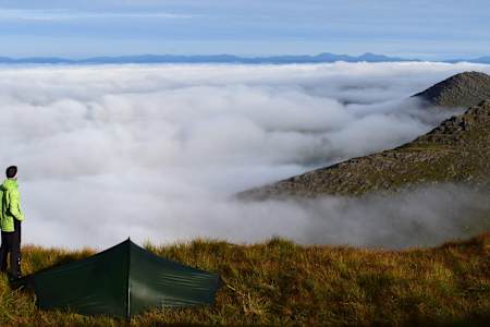 The scene of Forrest's viral video, at the top of Knockowen