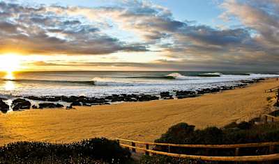 Jeffrey's Bay, na África do Sul, é uma das ondas mais longas do mundo