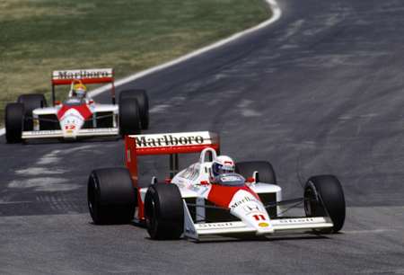 Alain Prost and Ayrton Senna
McLaren MP4/4
Montreal, Canada 1988