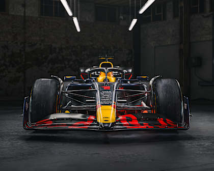 Renderização digital do novo Red Bull Racing RB21 que correrá na temporada de F1 de 2025.