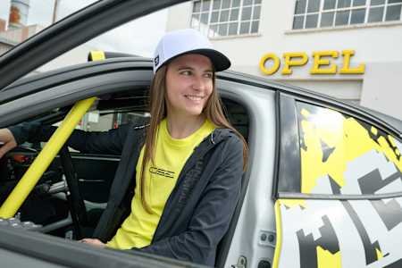 Schönborn makes her Junior ERC debut with the ADAC Opel Rally Junior Team