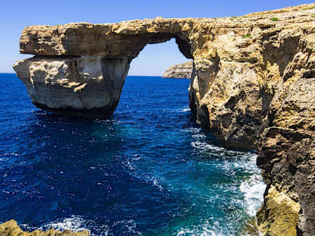 Přírodní oblouky a mosty - 	Malta, Azure Window