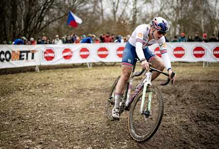 Zoe Backstedt tijdens de CX Worlds 2024