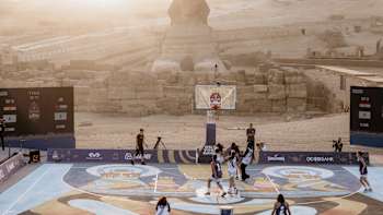 Action from the Red Bull Half Court World Final 2022 in Cairo, Egypt. 