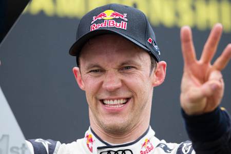 Mattias Ekström at the FIA World RallyCross Championship Hockenheim Circuit in Germany on the May 7, 2017.