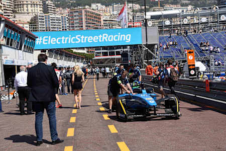 Illustration Formula E during the Grand Prix of Monaco on May 13, 2017 in Monaco, Monaco.