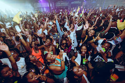 Attendees at Red Bull Culture Clash in Atlanta, GA