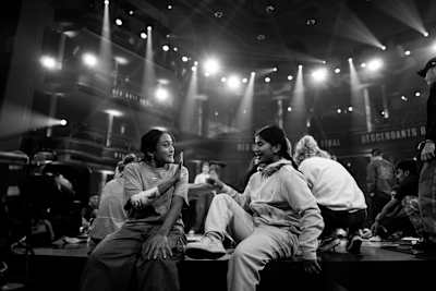 B-girl Logistx & B-girl India at Red Bull BC One World Final 2022 rehearsal