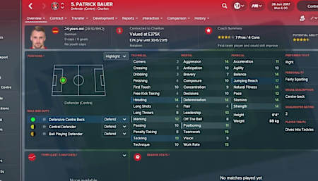 Charlton's Patrick Bauer has the potential to play in the Premier League