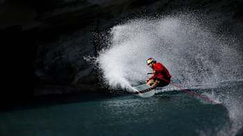 Nikolas Plytas shooting in Greece for the 2022 video Water on the Moon. 