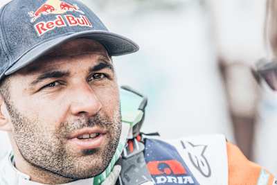 Antoine Méo on his debut Dakar Rally in 2016.