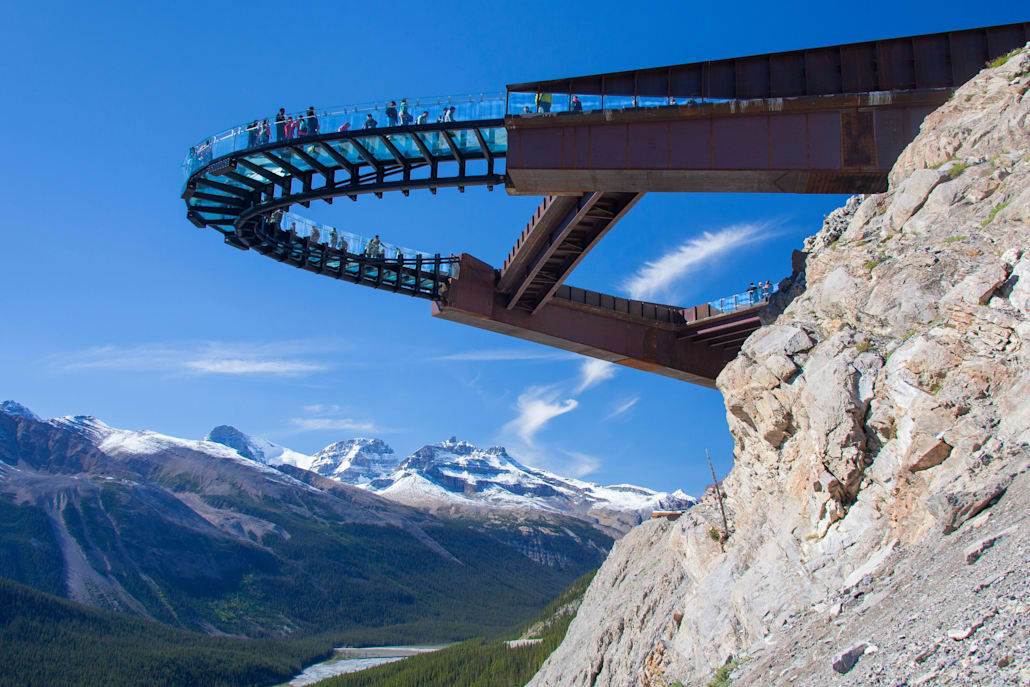 Glacier Skywalk in Canada's Jasper National Park