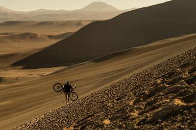 Markus Stoeckl seen during V-Max 200 at the Atacama Desert, Chile on December 12, 2016