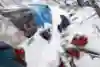 Лагерь у подножья вулкана Креницына Лагерь у подножья вулкана Креницына