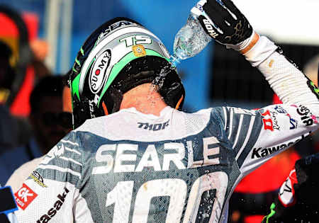 Tommy Searle y el #100 en el MXGP 2019