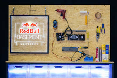 Getting down to work at the Red Bull Basement University Global Final in Berlin, 2018.