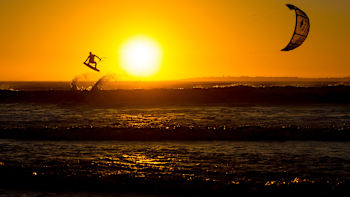 Aaron Hadlow sails off into the sunset in 2014
