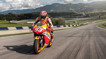 Marc Márquez rides the Red Bull Ring