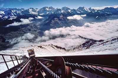 Mit der Bahn geht es bestimmt schneller