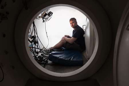 Divers use the tanks to train, too