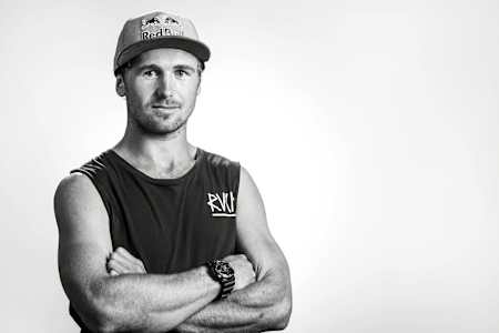 Brook MacDonald poses for a portrait during the Red Bull Athletes Summit in Taupo, New Zealand on March 10, 2015.
