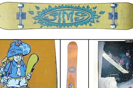 Sims snowboard design door Noah Salasnek