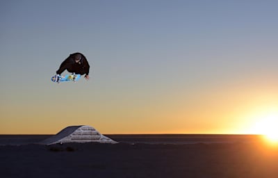 Finland's incredible Jaakko Ojanen skates one of his most challenging spots to date with a styled-out ollie in the peaks of Bolivia