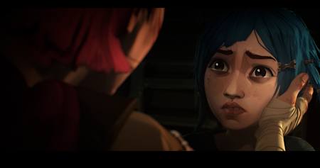 Vi, el personaje de League of Legends, en Arcane.   