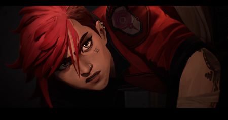 League of Legends character Vi as seen in Arcane.    