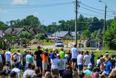 Thousands watched Kajetanowicz make his ERC comeback