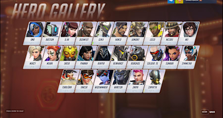 Actualmente hay 26 héroes distintos y el 27 está próximo a salir