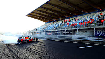 First laps on the remade Zandvoort circuit