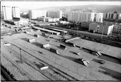 Ulán Bator Skatepark, Mongolia, fotografiado por Jo Hempel.