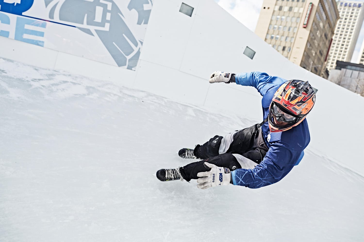 Claudio Caluori�s POV run at Crashed Ice Edmonton