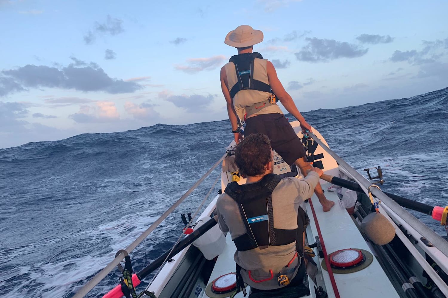 Fastest trio to row the Atlantic Jamie, Ewan & Lachlan