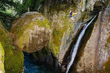 Klettersteig Canyons de Lantosque