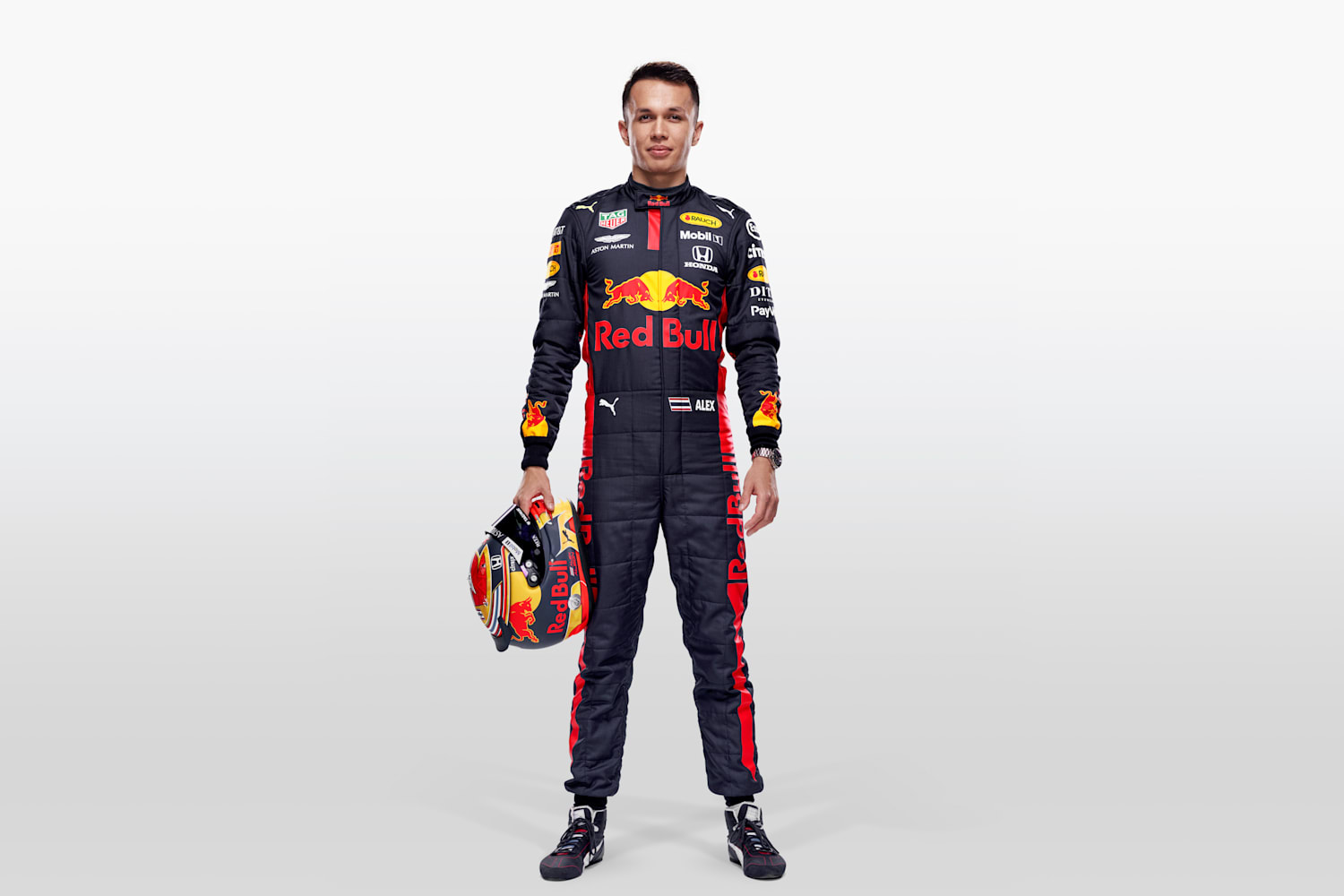 Red Bull Racing Alex Albon S 2020 Helmet Reveal