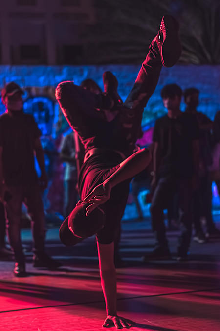 Bboy showing off his moves at Our Culture: Vol.4