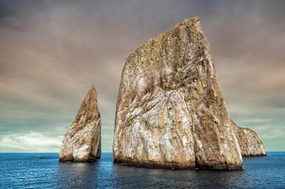 Kicker Rock on San Cristobal Island, Galapagos Islands, Ecuador, South America