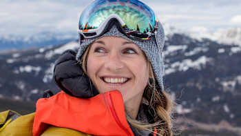 Michelle Parker poses for a photo during the Safe As Clinics in Copper, Colorado on December 3, 2017.