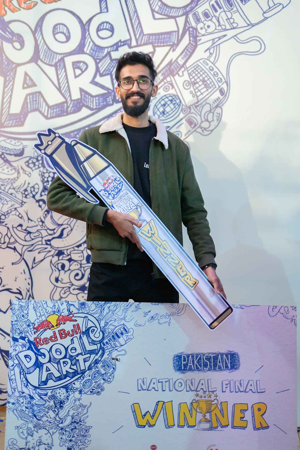 Red Bull Doodle Art Pakistan 2023 Winner - Umer Nadeem
